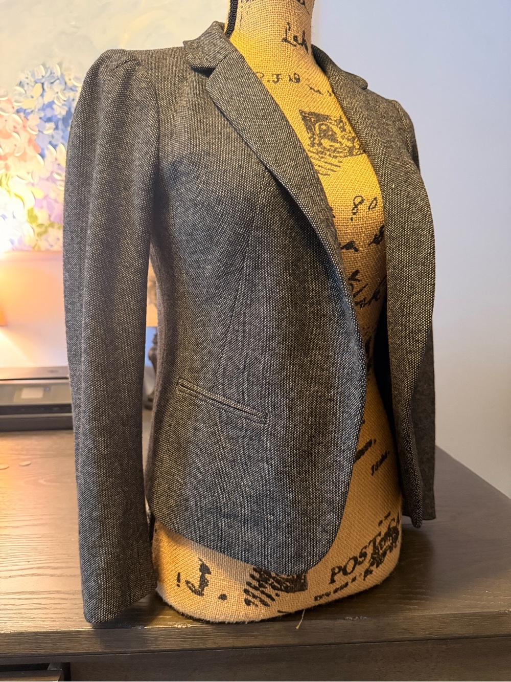 LOFT Petite Gray Blazer – Size 2P